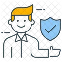 Security Employee Insurance Icon