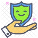 Security Shield Hand Icon
