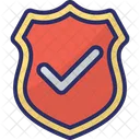 Security On Shield Checkmark Icon