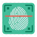 Security Fingerprint Scanner Icon