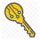 Security Electronic Key Icon