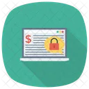 Security Cash Laptop Icon