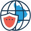Security Globe Digital Icon