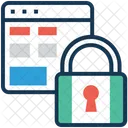 Security Wireframe Web Icon