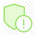 Warning Exclamation Shield Icon