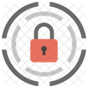 Data Locked Security Digital Padlock Icon