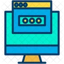 Password Security Password Protection Password Protected Monitor Icon
