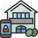 Security Control House Icon