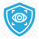 Security Retinal Scan Eye Recognition Icon