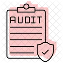 Security Audit Color Shadow Thinline Icon Icon