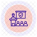 Security Awareness Color Circle Icon Icon