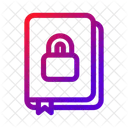 Book Padlock Secure Icon