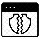 Security breach  Icon