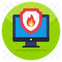 Security Burning  Symbol