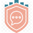 Security Castle Massage Protect Shield Icon