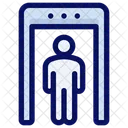 Security Check Metal Detector Security Gate Icon