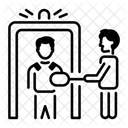 Security Checkpoint Scanning Detection Icon