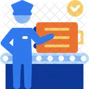Security Control Luggage Baggage Icon