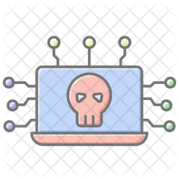 Security Cyber Attack  Icon