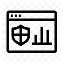 Security Dashboard Analysis Analytics Icon