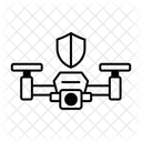 Security Drone Surveillance Security Drone Technology Icon