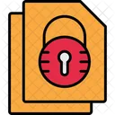Security File Lock Document File Icon