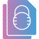 Security File Lock Document File Icon
