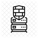 Security Firewall Data Icon