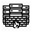 Security Firewall Data Icon