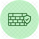 Security Firewall Pentaglow Icon