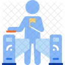 Security Gate Checking Security Check Icon