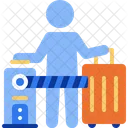 Security Gate Checking Security Check Icon