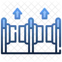 Security Gate Gateway Shopping Mall Icon