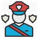 Security Guard Occupation Icon