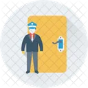 Security Guard Door Icon