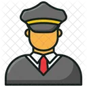 Security Man Watchkeeper Security Guard Icon