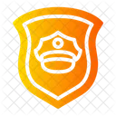 Security Guard Badge Guarding Icon