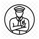 Security Guard Safety Protection Icon