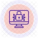 Security Color Circle Icon Icon