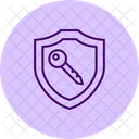 Security Key Pentaglow Icon