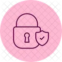 Security Lock Pentaglow Icon