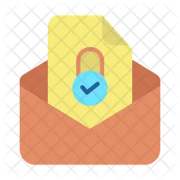 Secure Mail  Icon