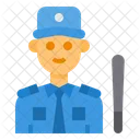 Security Man Avatar Occupation Icon
