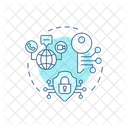 Cybersecurity Security Management Intrusion Detection Icon