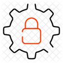 Security Management Lock Management Safety Management Icon