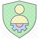 Security Management Lineal Color Icon Icon