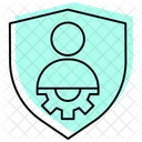 Security Management Color Shadow Thinline Icon Icon