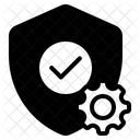 Security Shield Gear Icon