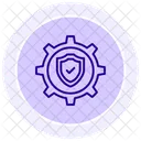 Security Management Color Circle Icon Icon