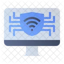 Security Monitor Protection Icon